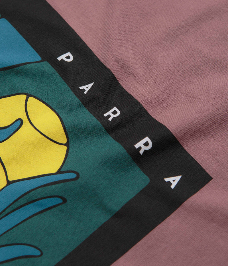 by Parra Ball Catcher T-Shirt in Dusty Rose