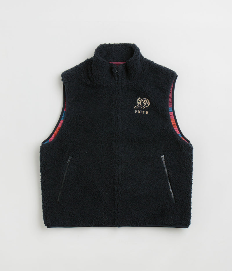 by Parra Chest Alien Vest in Midnight Blue