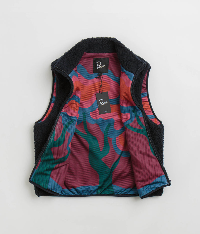 by Parra Chest Alien Vest in Midnight Blue