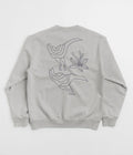 by Parra Duck Attack Crewneck Sweatshirt in Heather Grey