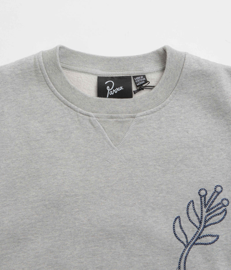 by Parra Duck Attack Crewneck Sweatshirt in Heather Grey