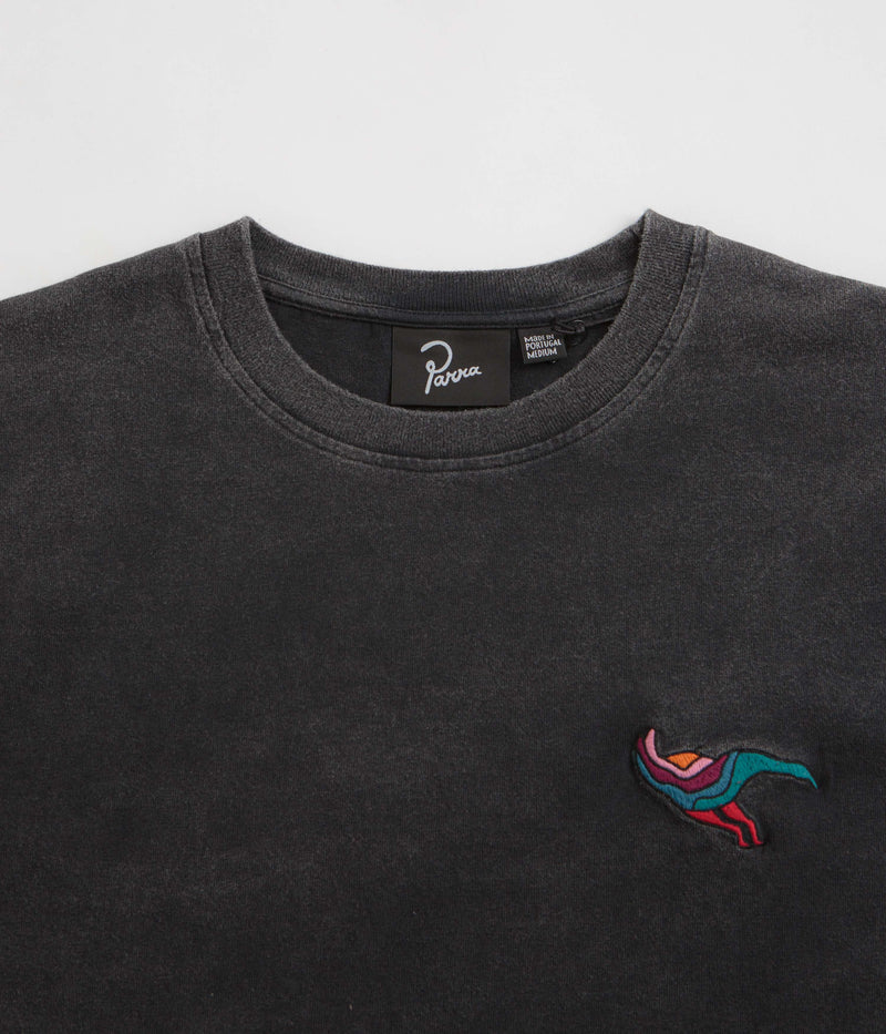 by Parra Duck Attack T-Shirt in Washed Black
