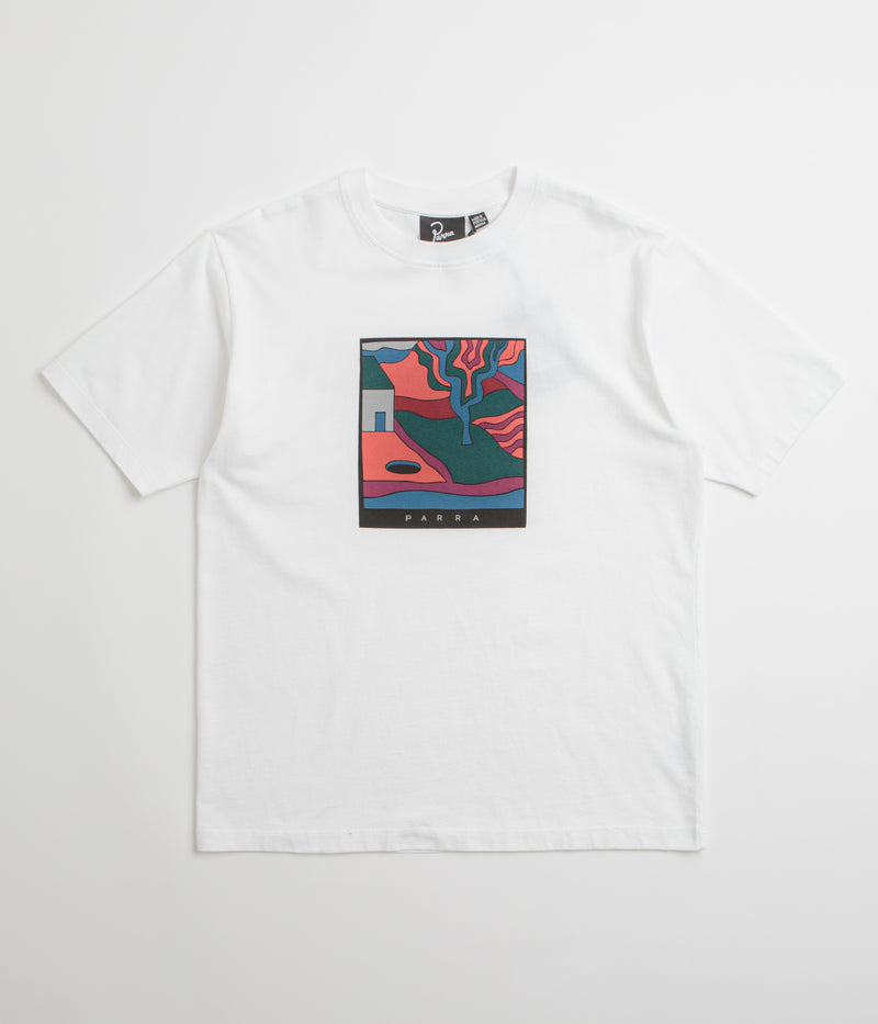 by Parra Hole In The Yard T-Shirt in White