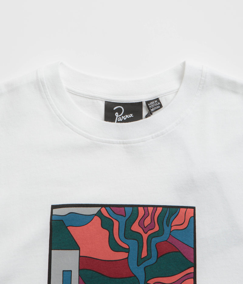 by Parra Hole In The Yard T-Shirt in White