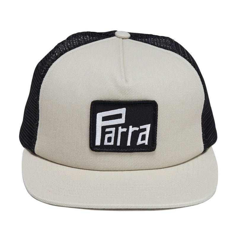 By Parra Measuring Tape Logo 5 Panel Hat - Light Grey