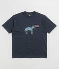 by Parra No Parra Ever T-Shirt in Navy Blue