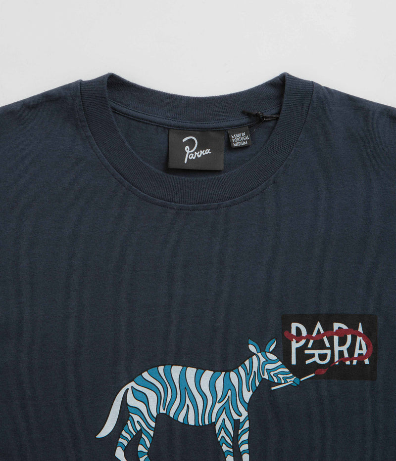 by Parra No Parra Ever T-Shirt in Navy Blue