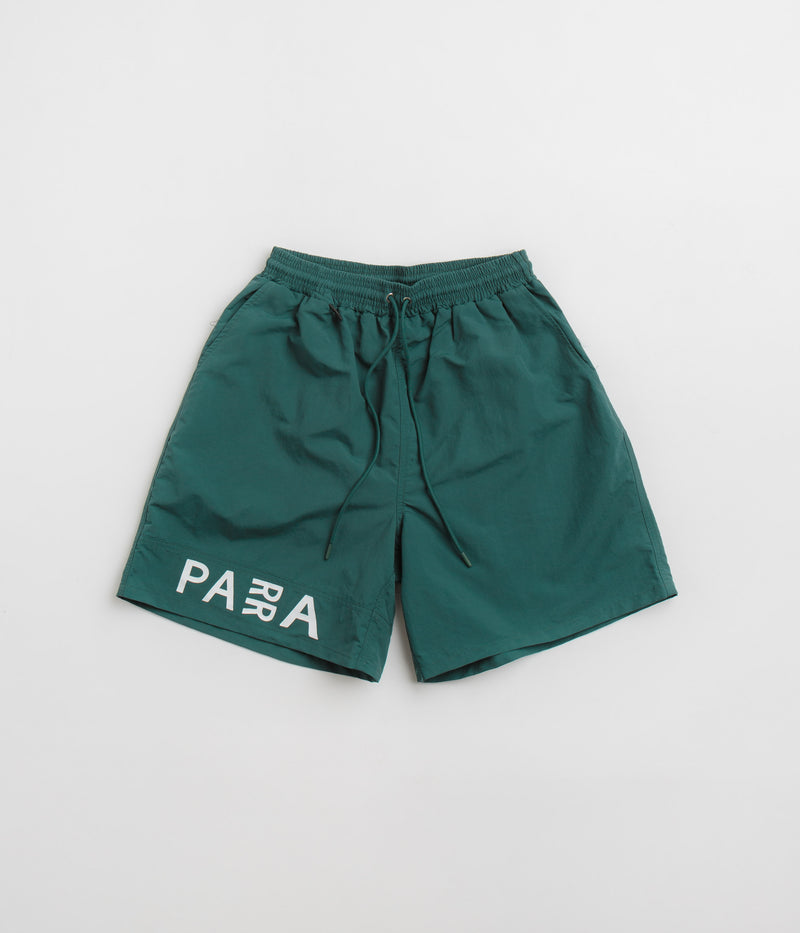 by Parra No Vision Swim Shorts in Pine Green