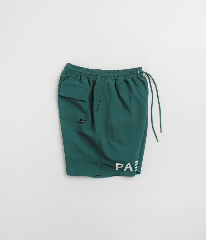by Parra No Vision Swim Shorts in Pine Green