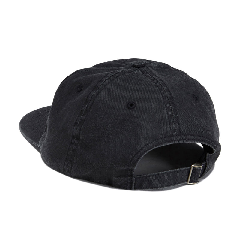 By Parra Signature 6 Panel Hat - Black Twill