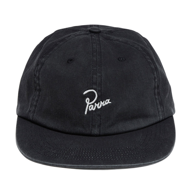 By Parra Signature 6 Panel Hat - Black Twill