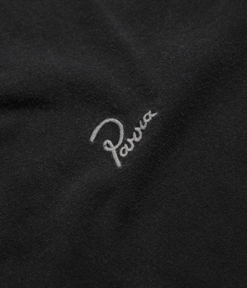 by Parra Signature T-Shirt in Washed Black