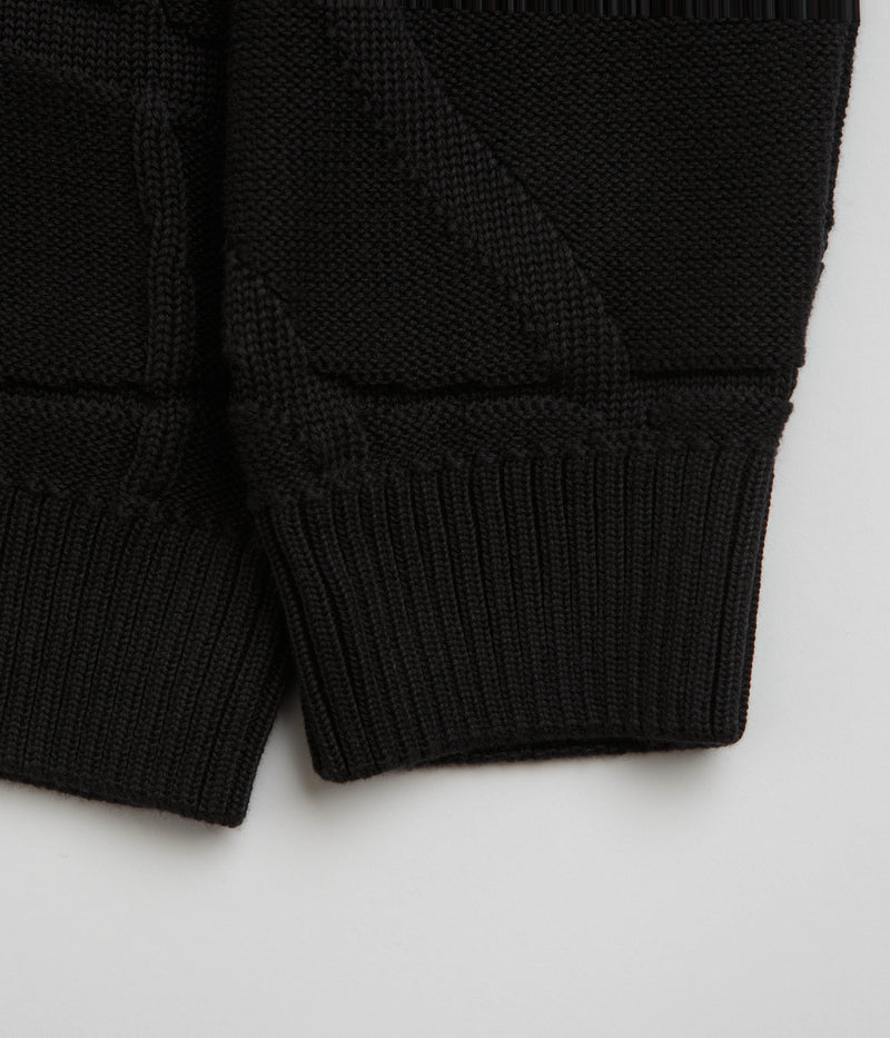 by Parra Your Boring Abstract Village Knitted Sweatshirt in Black