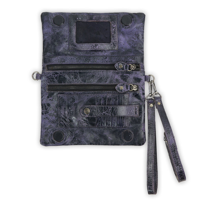 Cadence Leather Wallet / Clutch / Crossbody Bag