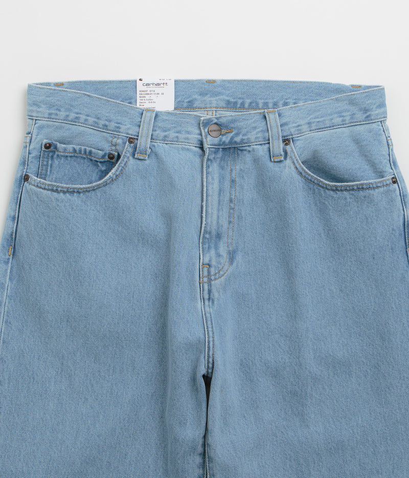 Carhartt Aaron Pants in Stone Bleached Blue