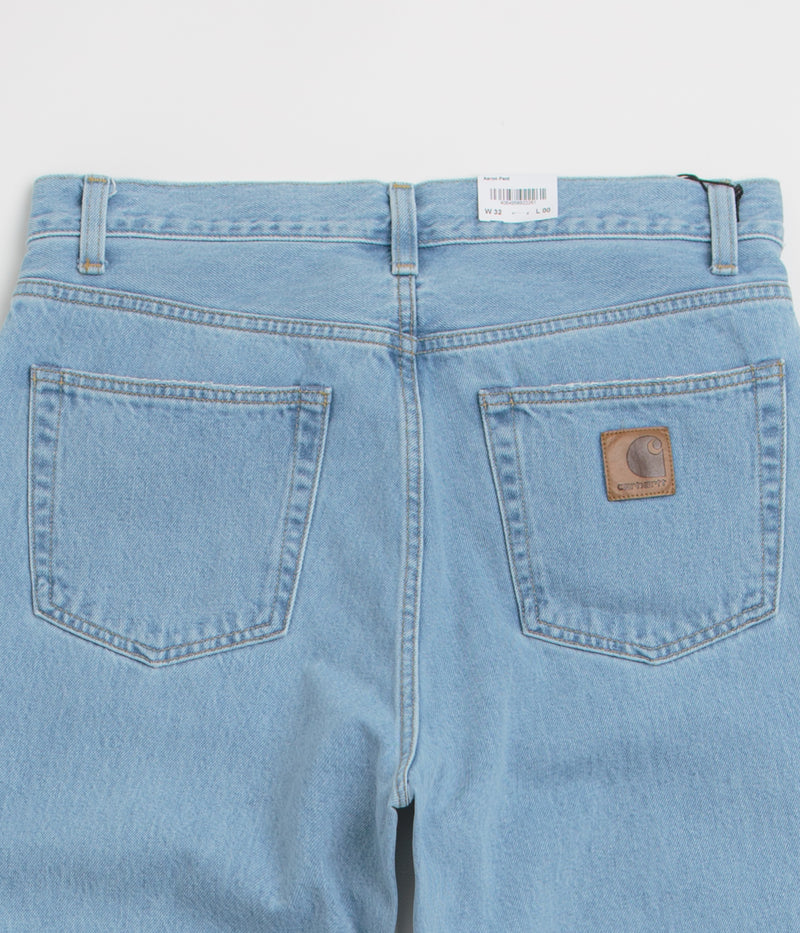 Carhartt Aaron Pants in Stone Bleached Blue