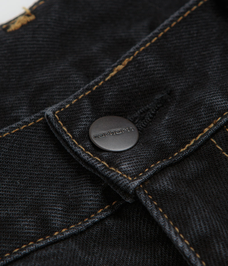 Carhartt Aaron Pants in Stone Washed Black