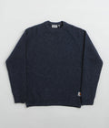 Carhartt Anglistic Crewneck Sweatshirt in Speckled Air Force Blue