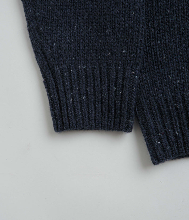 Carhartt Anglistic Crewneck Sweatshirt in Speckled Air Force Blue