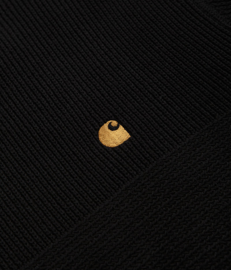 Carhartt Chane Crewneck Sweatshirt in Black and Gold