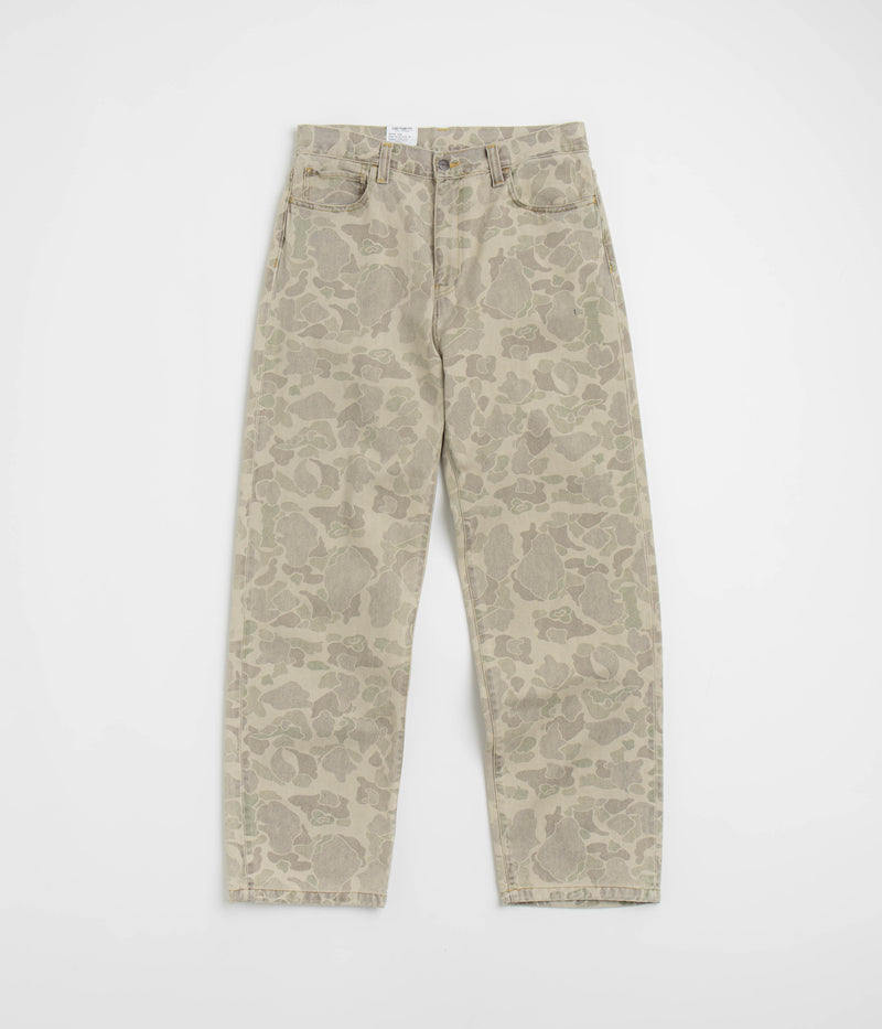 Carhartt Duck Landon Pants in Camo Duck and Black