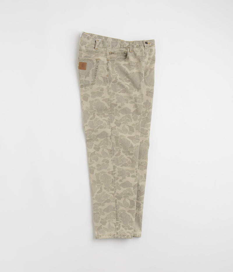 Carhartt Duck Landon Pants in Camo Duck and Black