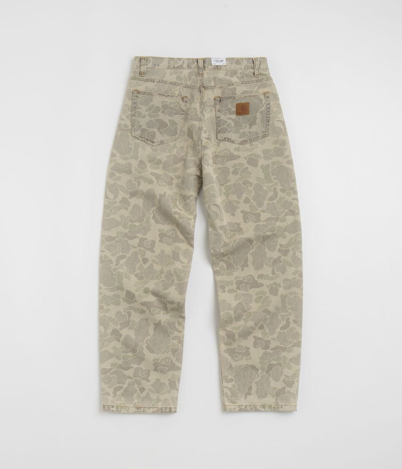 Carhartt Duck Landon Pants in Camo Duck and Black