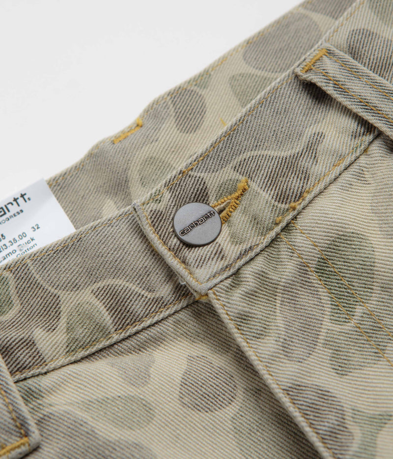 Carhartt Duck Landon Pants in Camo Duck and Black