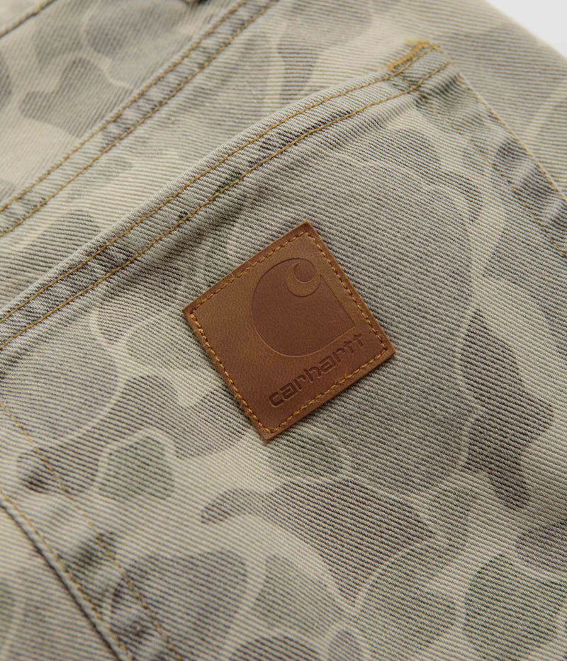 Carhartt Duck Landon Pants in Camo Duck and Black