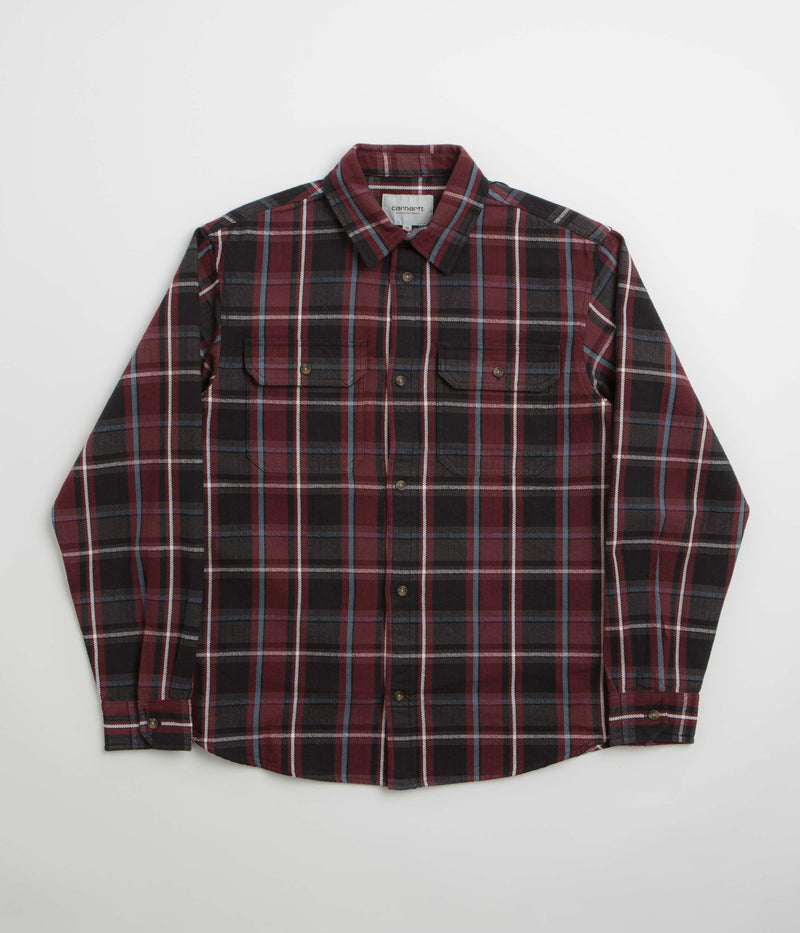 Carhartt Hobart Shirt in Hobart Check and Black