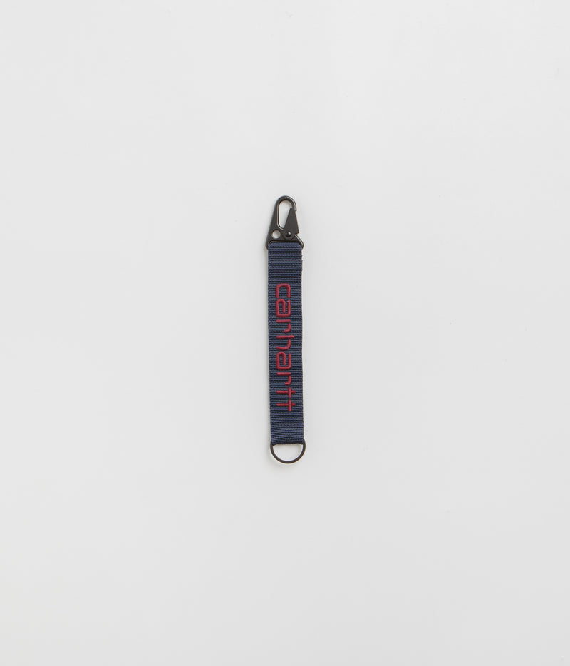 Carhartt Jaden Keyholder in Air Force Blue and Malbec