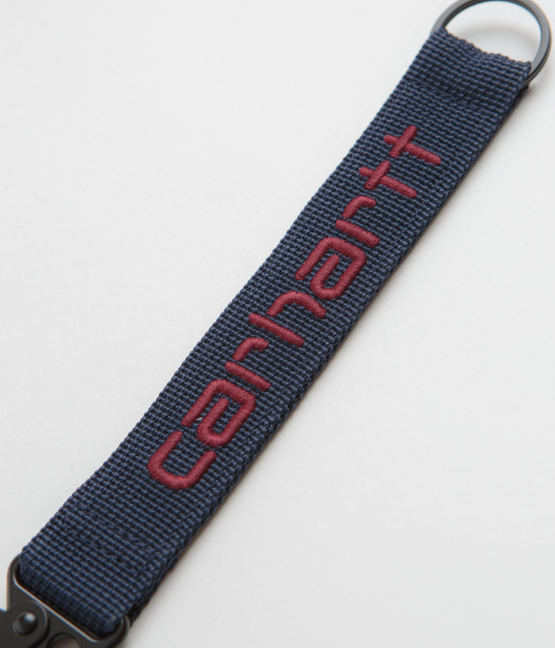 Carhartt Jaden Keyholder in Air Force Blue and Malbec