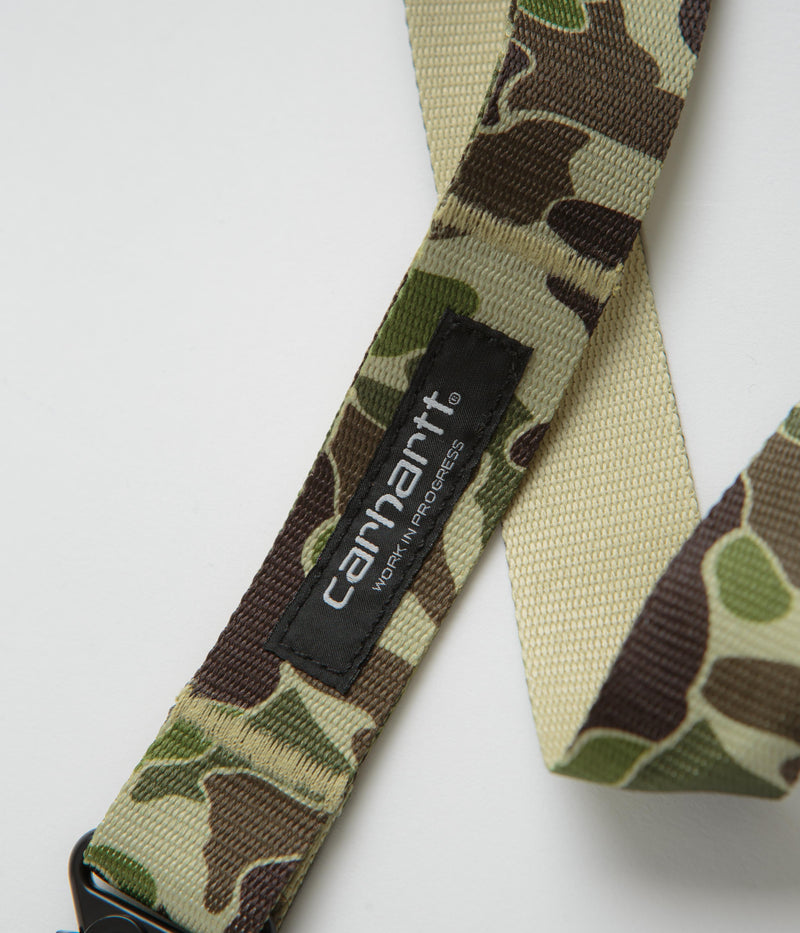 Carhartt Jude Keychain in Camo Duck Jacquard and Green