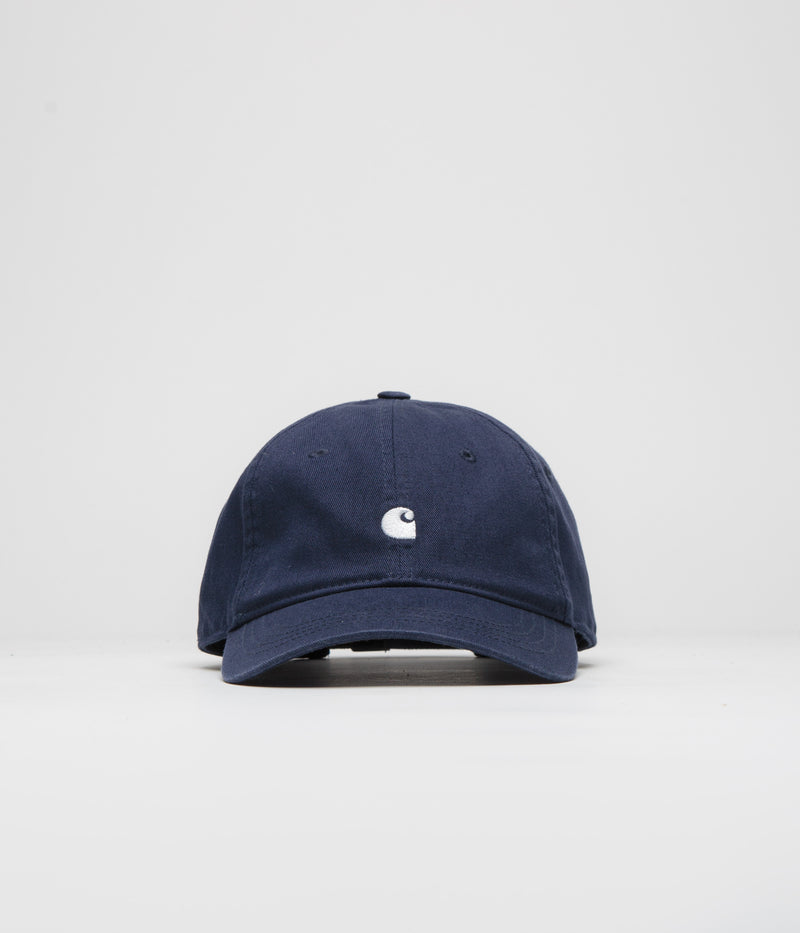 Carhartt Madison Logo Cap in Air Force Blue and White