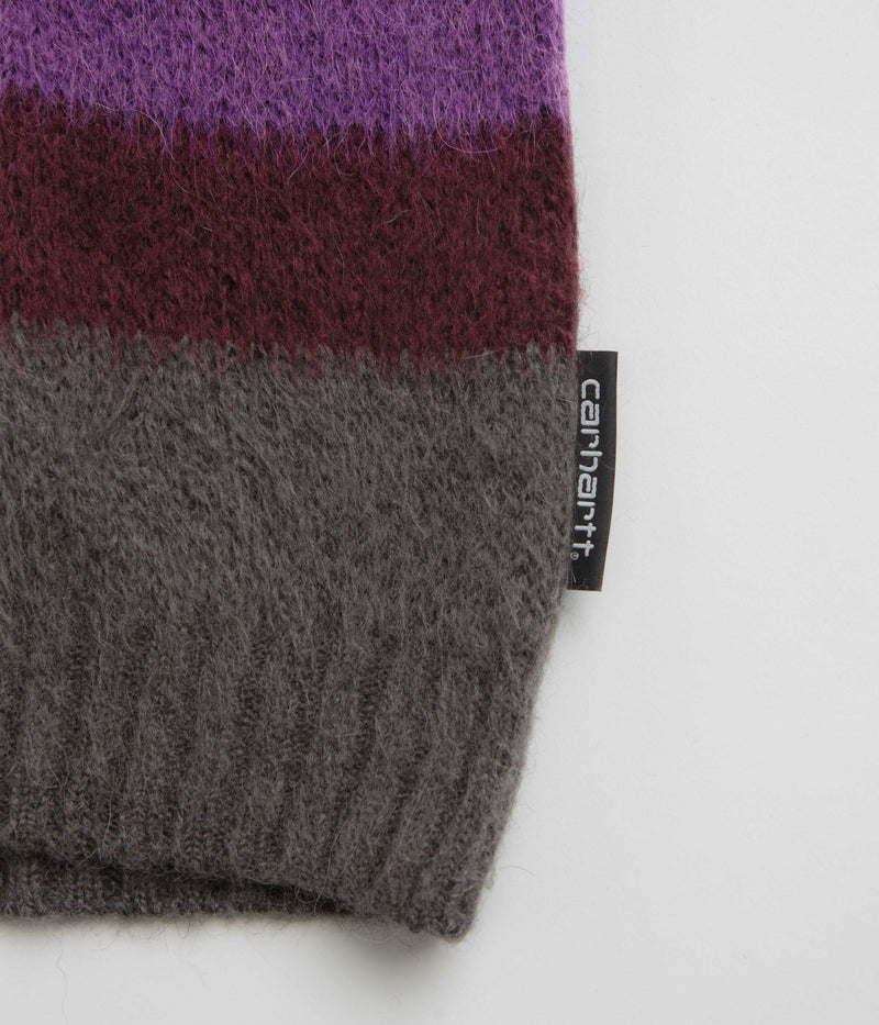 Carhartt Merton Crewneck Sweatshirt in Sundling Stripe and Aura