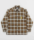 Carhartt Monahan Shirt Jacket in Monahan Check and Hamilton Brown