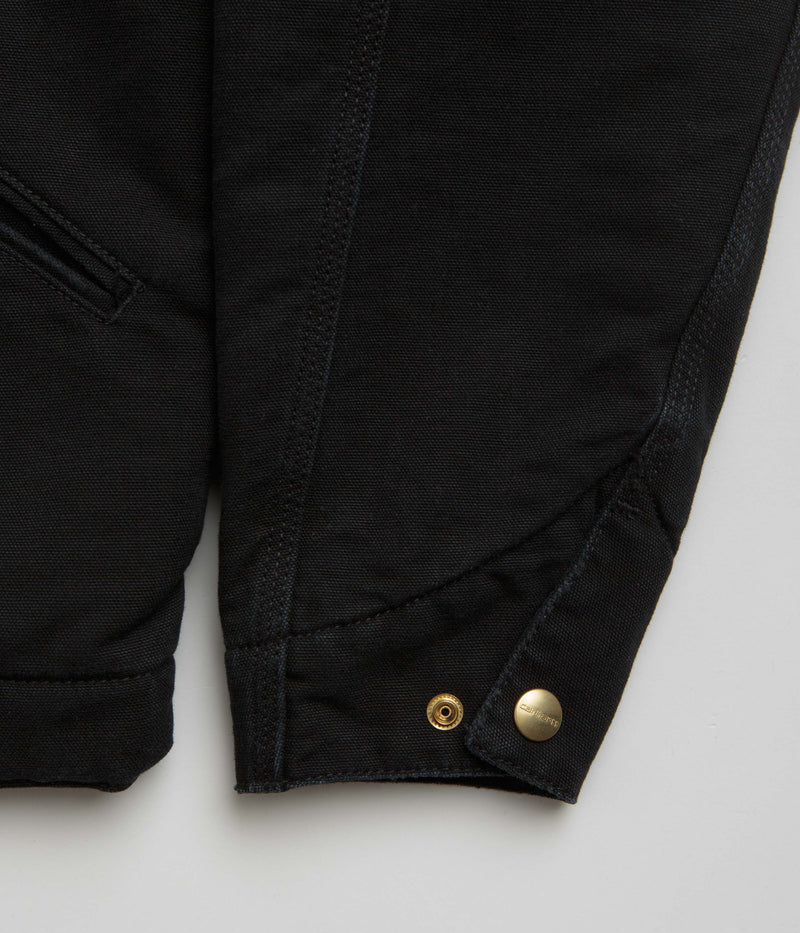 Carhartt OG Detroit Jacket in Black and Black