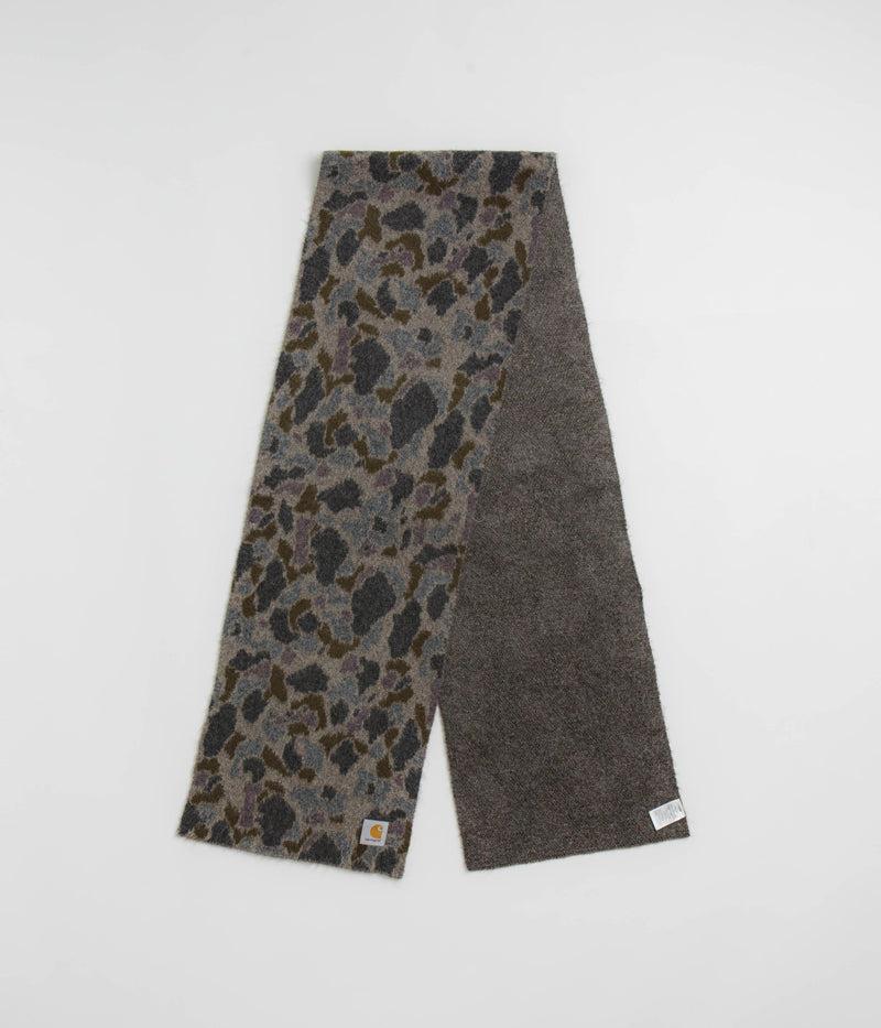 Carhartt Palmer Scarf in Camo Duck Jacquard and Grey