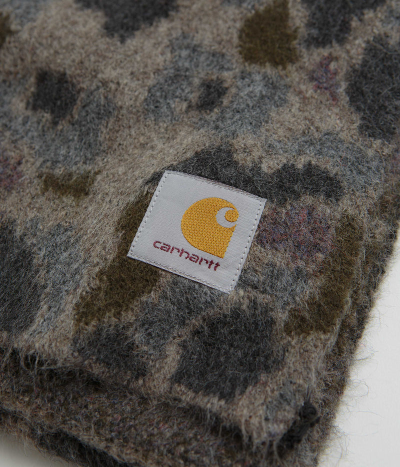 Carhartt Palmer Scarf in Camo Duck Jacquard and Grey