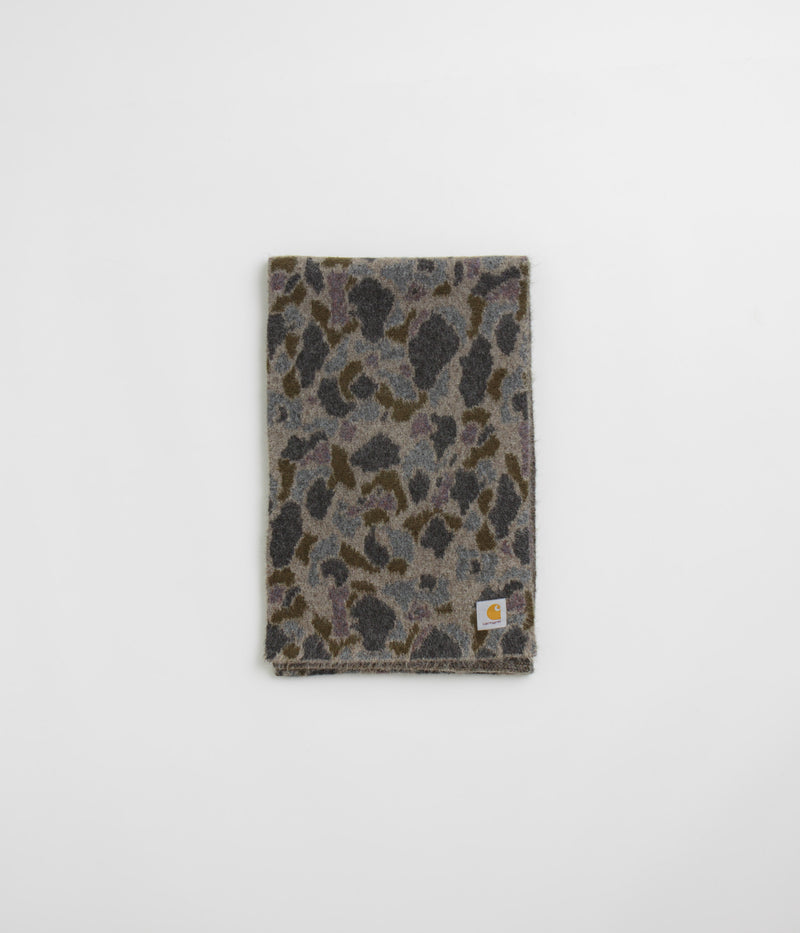 Carhartt Palmer Scarf in Camo Duck Jacquard and Grey