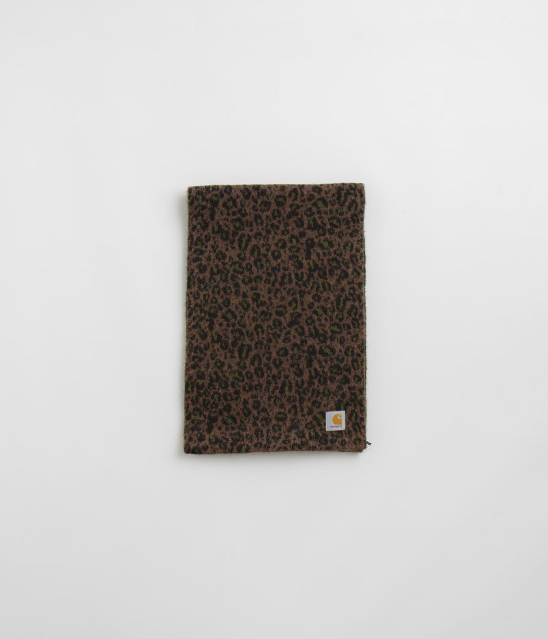 Carhartt Palmer Scarf in Camo Leo Jacquard and Tamarind