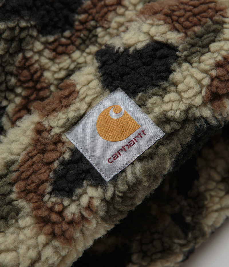 Carhartt Prentis Beanie in Camo Duck Jacquard and Green