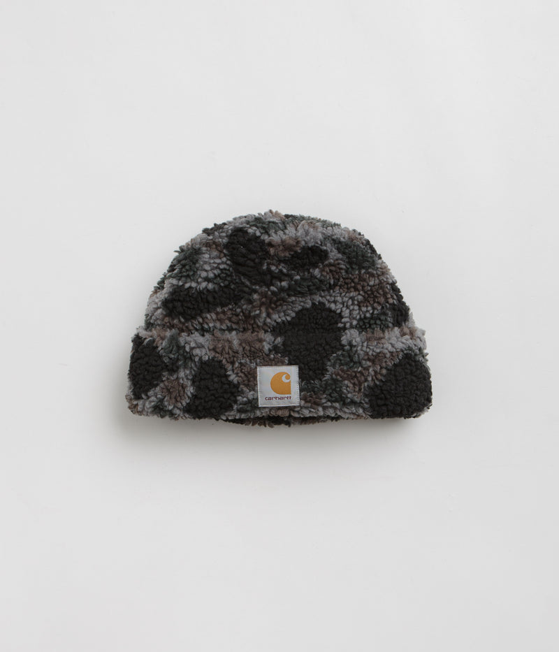 Carhartt Prentis Beanie in Camo Duck Jacquard and Grey