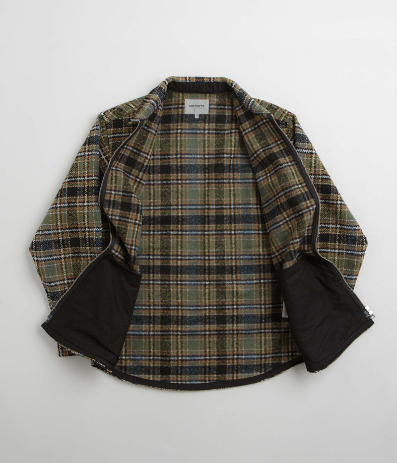 Carhartt Stroy Shirt Jacket in Stroy Check and Black