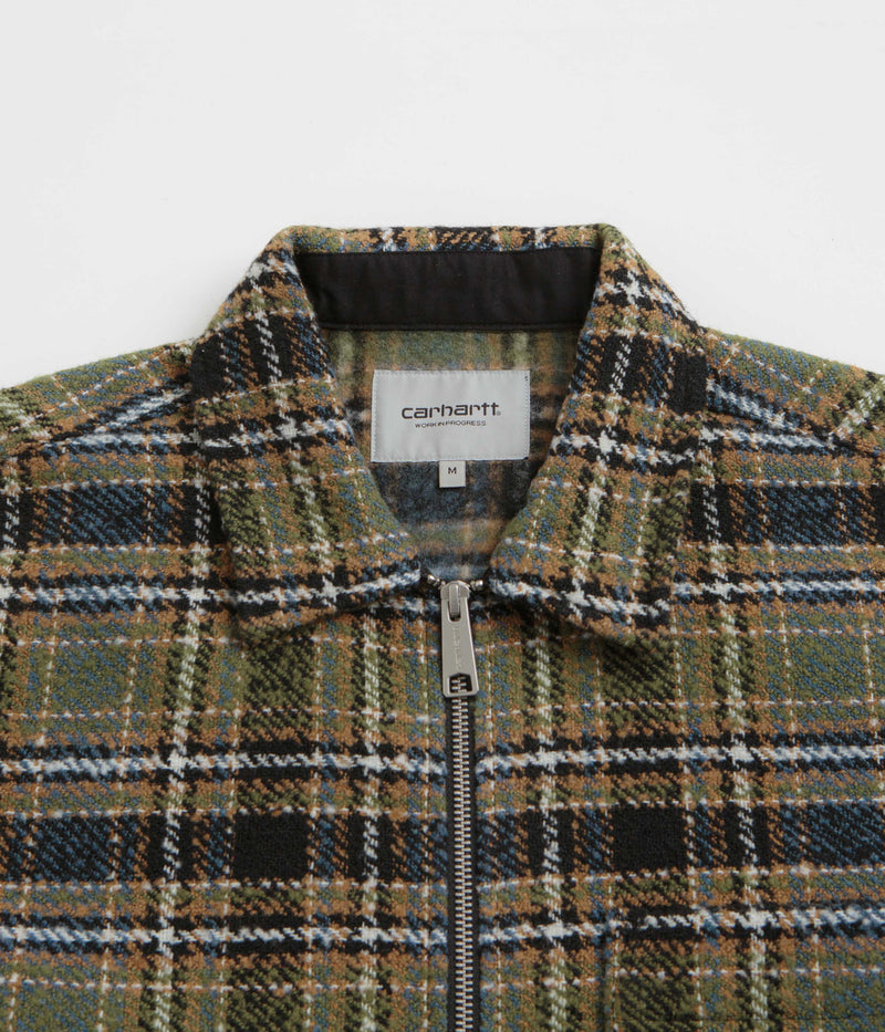 Carhartt Stroy Shirt Jacket in Stroy Check and Black