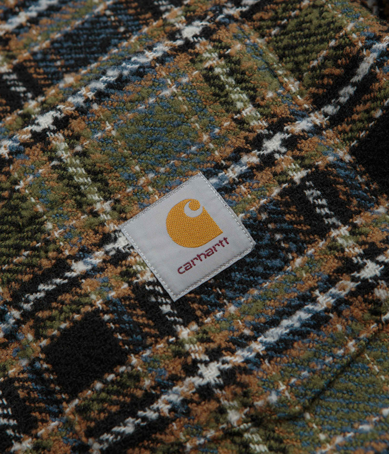 Carhartt Stroy Shirt Jacket in Stroy Check and Black