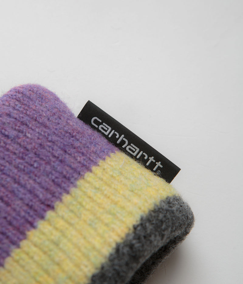Carhartt Sundling Beanie in Sundling Stripe Jacquard and Aura