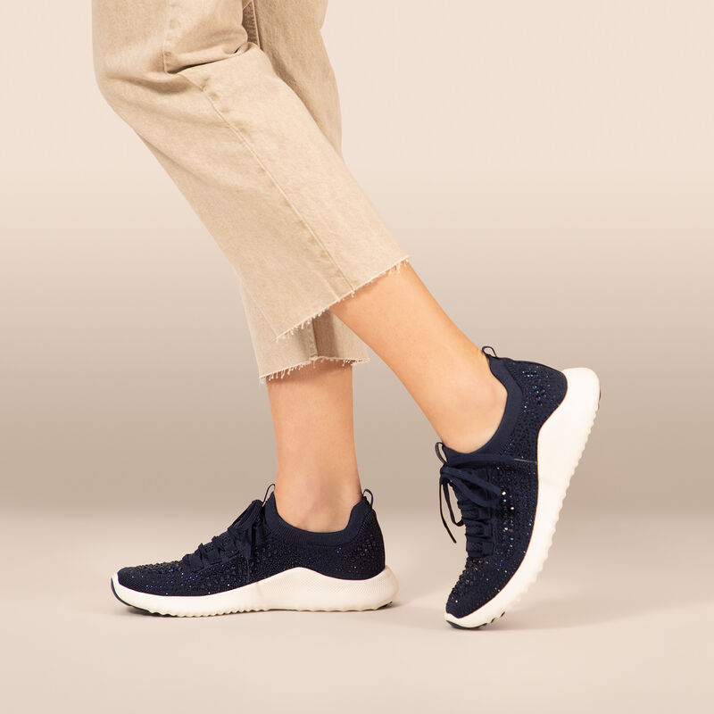 Carly Arch Support Sneakers #color_navy-sparkle