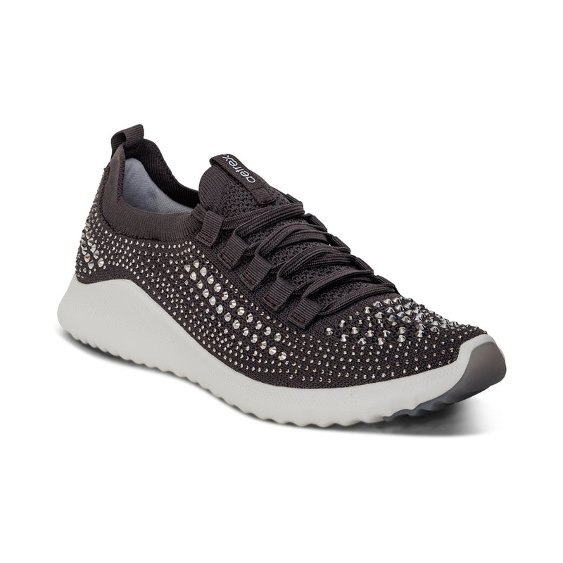 Carly Arch Support Sneakers #color_pewter-sparkle