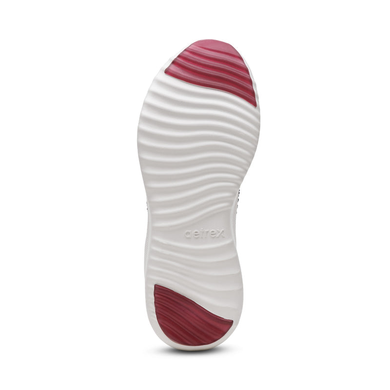Carly Arch Support Sneaker #color_wine sparkle